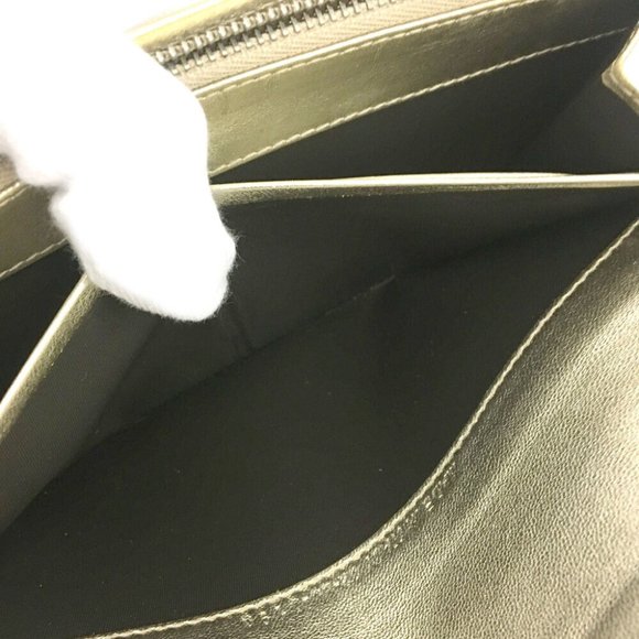 Christian Dior CD Logo Leather Long Bifold Wallet - Picture 8 of 8